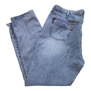 Cinch Black Label 2.0 Jeans Men's 44x36 Med Wash High Rise Loose Fit Tapered Leg